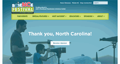Desktop Screenshot of ncsciencefestival.org